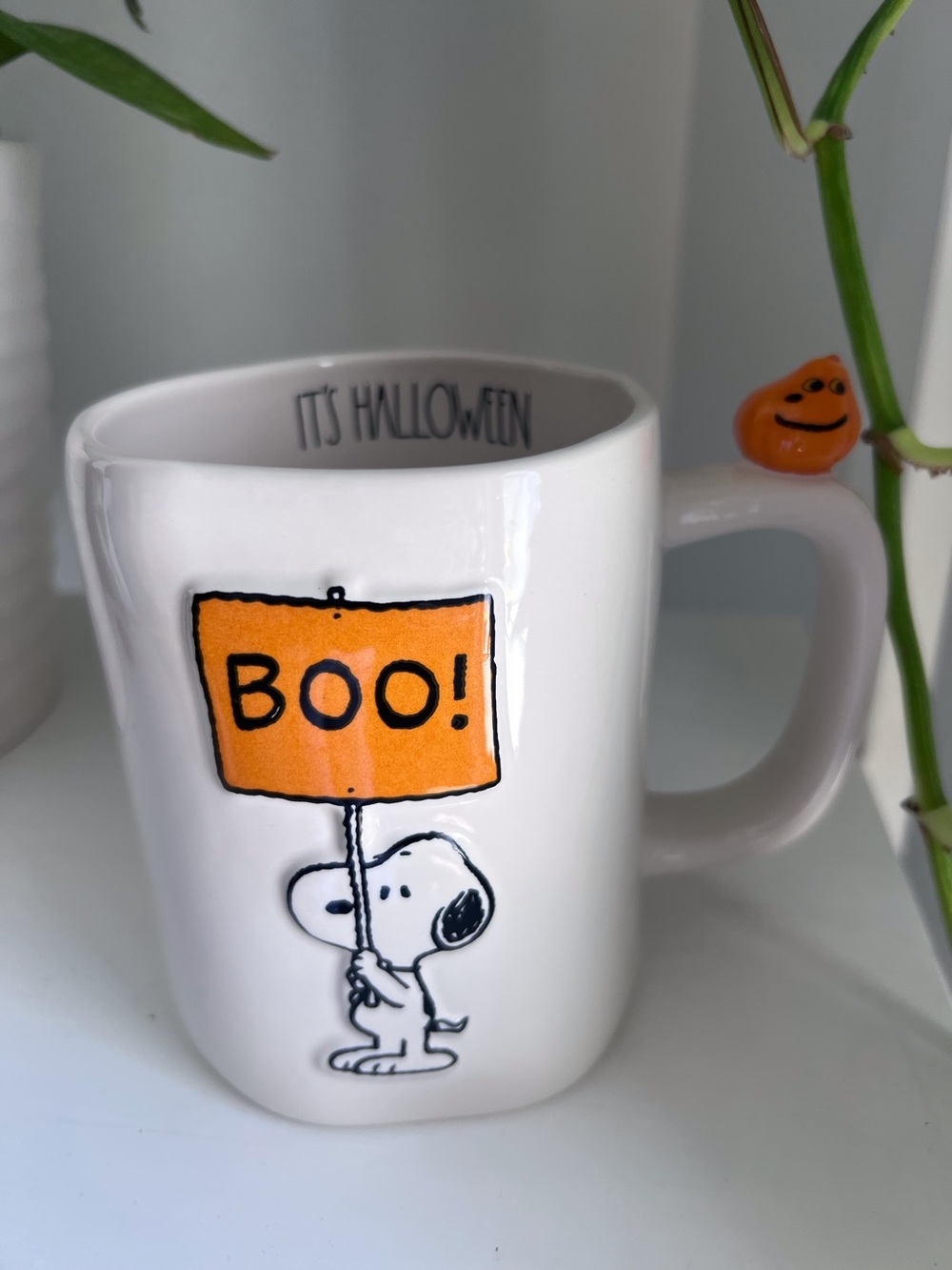 Rae Dunn x Peanuts Halloween Mug